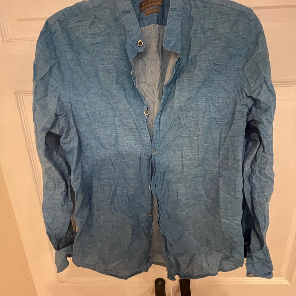 Men's Blue Casual Jacket